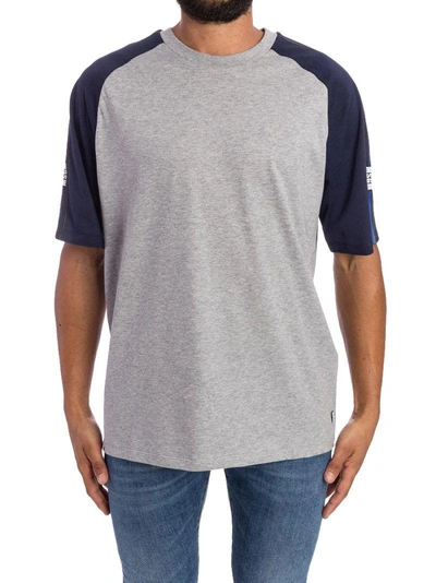 Msgm Grey Cotton T-shirt