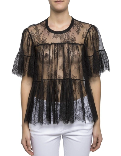 Philosophy Di Lorenzo Serafini Black Lace Top