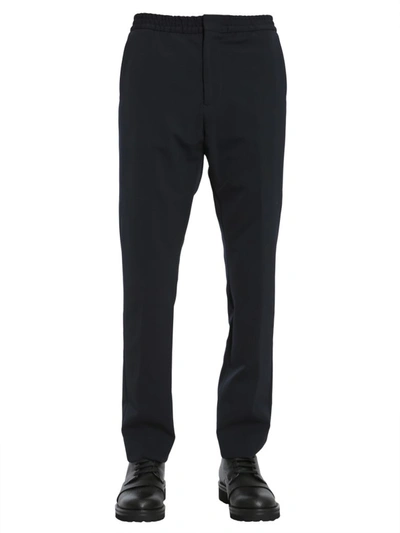 Tommy Hilfiger Wool Blend Trousers In Blue
