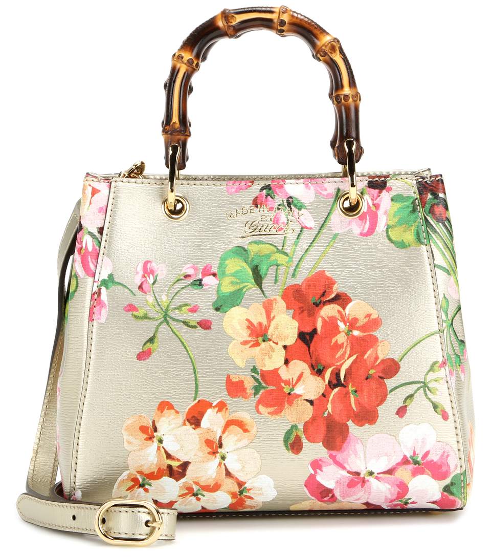 Gucci Bamboo Shopper Mini Leather Shoulder Bag | ModeSens