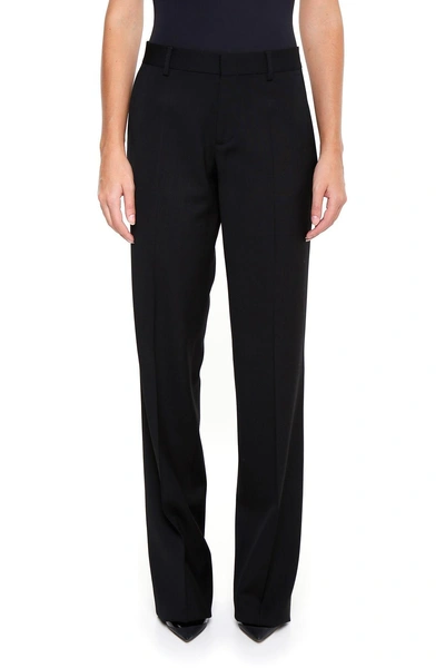 Dsquared2 Wool Trousers In Nero|nero