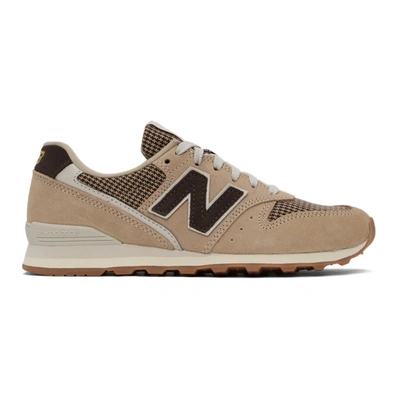New Balance Taupe & Brown 996v2 Sneakers In Incense/black Coffee | ModeSens