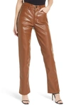 Good American Good 90s Icon Pants In Burnt Caramel002