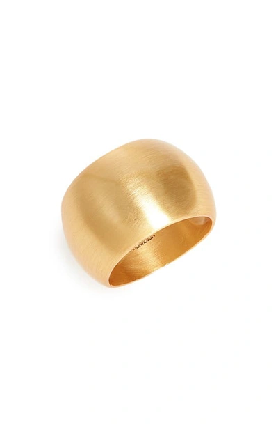 Dean Davidson Origins Sugar Maple Brushed 22k Gold-plated Ring