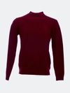 X-ray X Ray Casual Mock Neck Pullover Sweater In Oxblood
