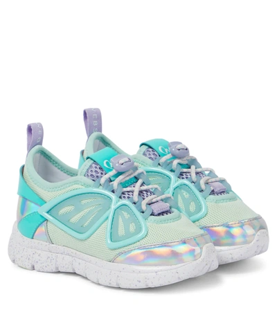 Sophia Webster Mini Kids' Fly-by Panelled Holo Trainers In 彩色