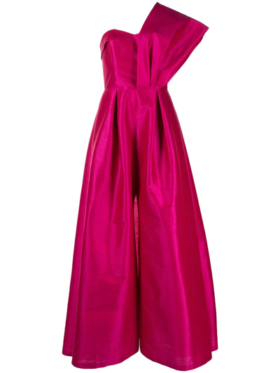 Sachin & Babi Resort 22 Clarissa One-shoulder Gown In Pink