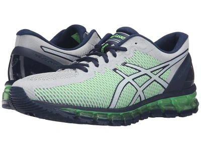 Asics - Gel-quantum 360 Cm (mid Grey/white/green Gecko) Men's Running Shoes  | ModeSens