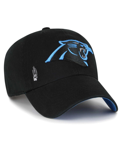 47 Brand Women's Black Carolina Panthers Miata Clean Up Secondary Adjustable Hat
