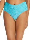 Hanky Panky Retro Women's 9k1926 Thong In Tempting Turquoise Blue