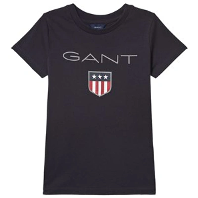 Gant Kids' Navy Large Shield Logo Tee