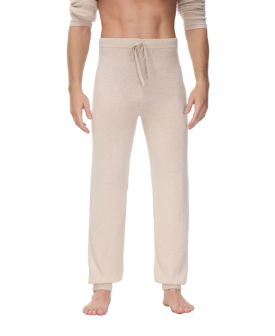 Ink+ivy Men's Cashmere Lounge Pants In Tan Heather