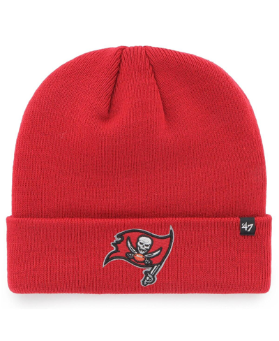 47 Brand Men's Red Tampa Bay Buccaneers Secondary Basic Cuffed Knit Hat