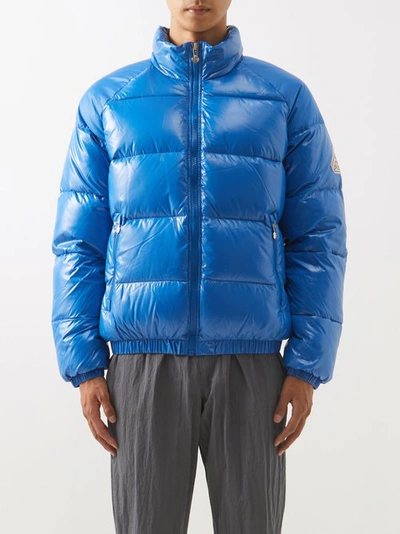 Pyrenex Vintage Mythic Quilted Down Coat In Blue