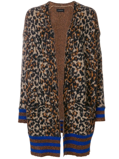 By Malene Birger Leopard Knit Cardigan | ModeSens