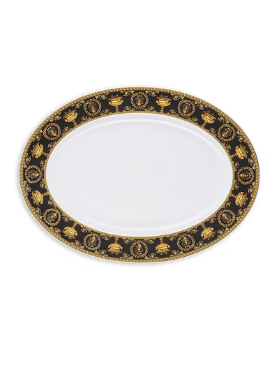 Versace Nero Porcelain Platter