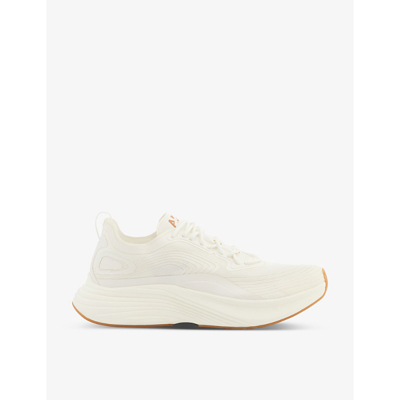 Apl Athletic Propulsion Labs Streamline Rubber-trimmed Ripstop Sneakers In Ivory/gum