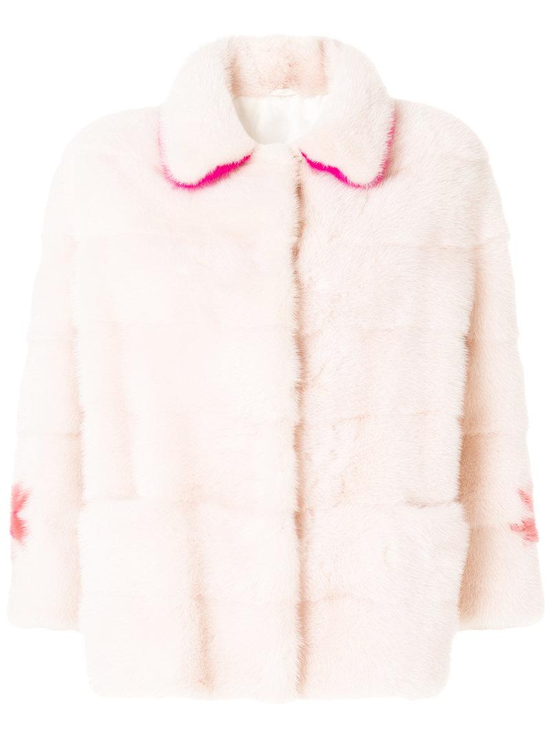 Simonetta Ravizza Fur Detail Coat | ModeSens