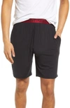 Calvin Klein Stretch Modal Sleep Shorts In Uwg Blk W Rebel