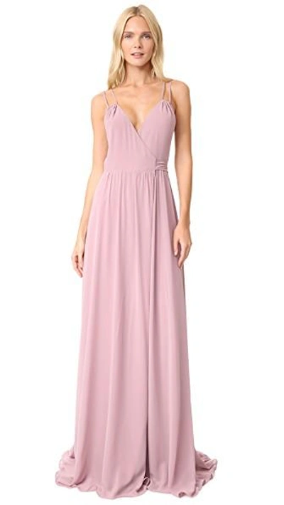 Joanna August Alessandra Long Double Strap Wrap Dress In Bohemian Rhapsody ModeSens