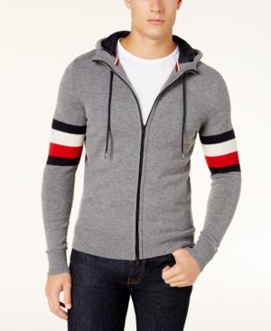 tommy hilfiger men's full zip sweater