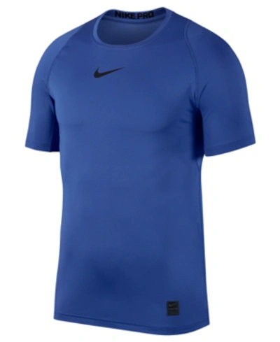 Nike Men's Pro Dri-fit Fitted T-shirt In Game Royal