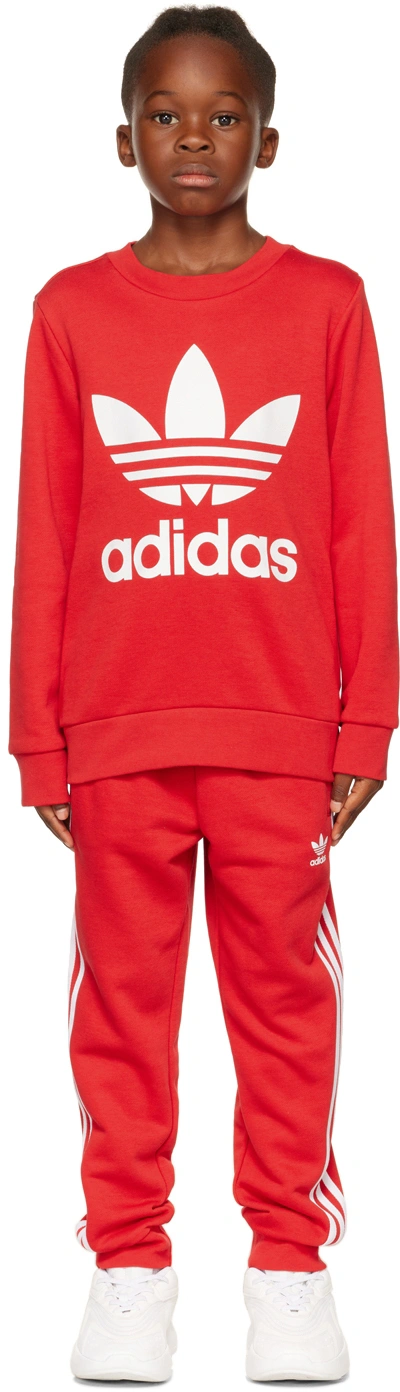 Adidas Originals Kids Red Stripe Little Kids Lounge Pants