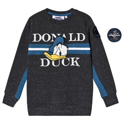Fabric Flavours Kids' Donald Duck Couture Sweatshirt Black