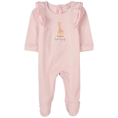 Sophie The Giraffe Overall Single Lycra Embroidery/print Barely Pink