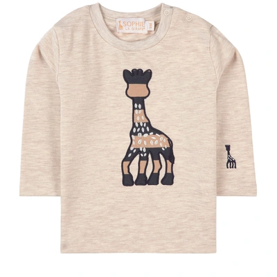Sophie The Giraffe Giraffe T-shirt Beige Melange