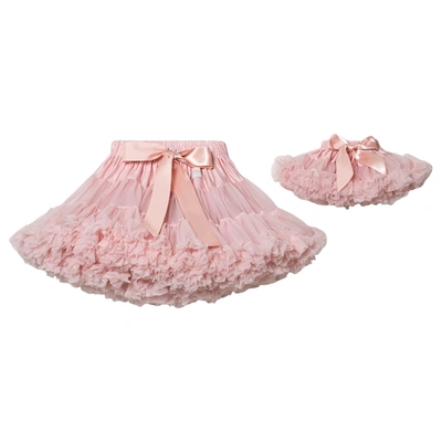 Dolly By Le Petit Tom Kids' Queen Of Roses Pettiskirt Rose Pink