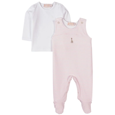 Sophie The Giraffe Striped Outfit Barely Pink