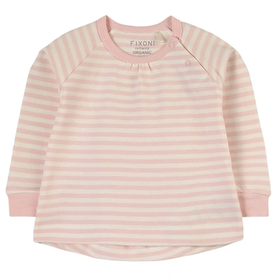 Fixoni Kids' Striped T-shirt Pink