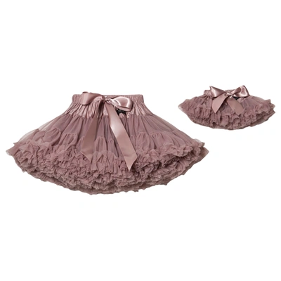 Dolly By Le Petit Tom Kids' Thumbelina Pettiskirt Mauve In Pink