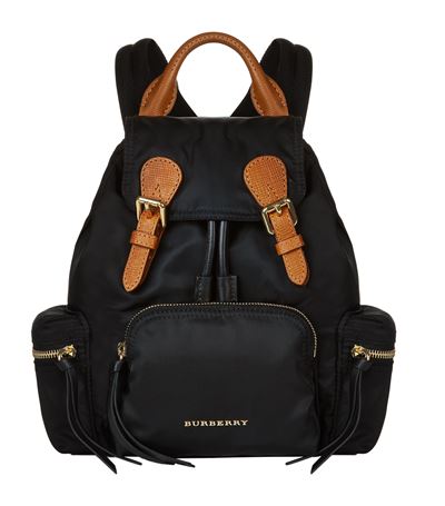 Burberry Small Nylon Backpack In Black | ModeSens