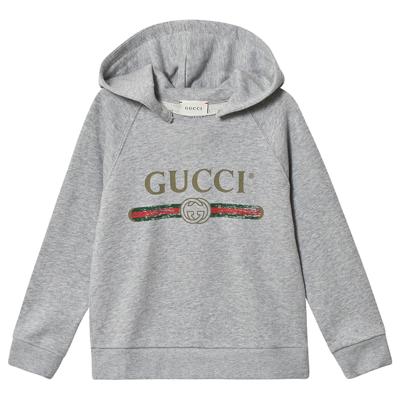 Gucci Kids' Mini Me Hoodie In Grey | ModeSens