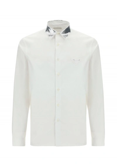 Prada Men's Long Sleeve Shirt Dress Shirt In 80x120cm