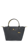 Longchamp Le Pliage Club Tote In Gunmetal