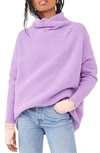 Free People Ottoman Slouchy Tunic In Violet Flower
