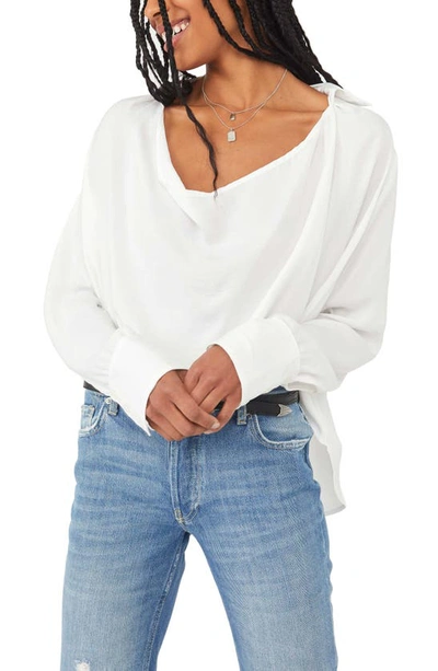 Free People Shine Bright Cowl Neck Top In Multi
