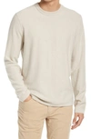 Vince Boiled Cashmere Crewneck Sweater In Desert Sand