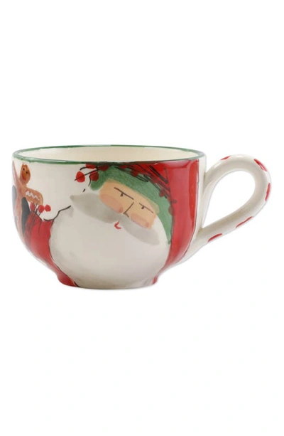 Vietri Old St. Nick Jumbo Cup In Multicolor