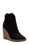 Jessica Simpson Women's Crais Wedge Booties Women's Shoes In Black