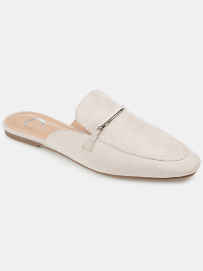 Journee Collection Ameena Loafer Mule In Beige