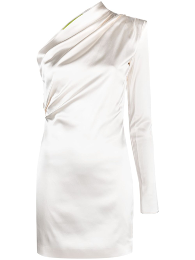 Gauge81 Charras One-shoulder Minidress In White