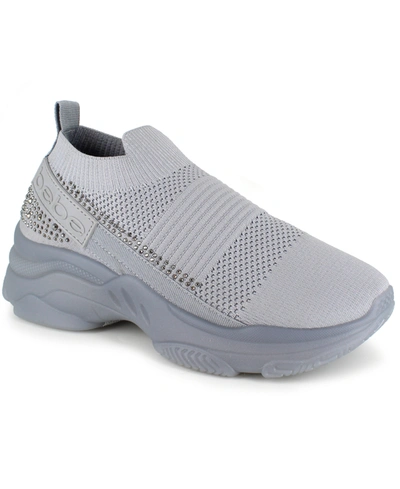 Bebe Women's Sport Amaris Sneaker Women's Shoes In Gray