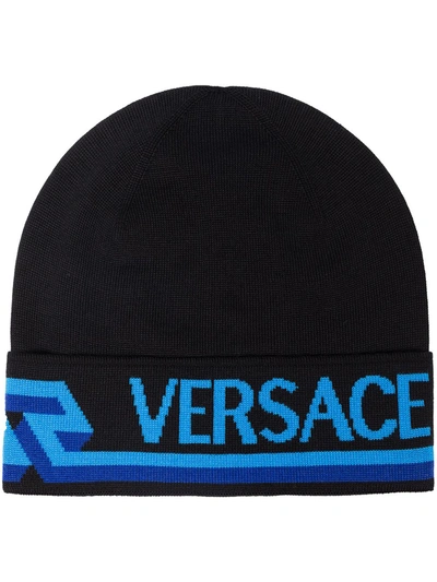 Versace Men's Black Other Materials Hat