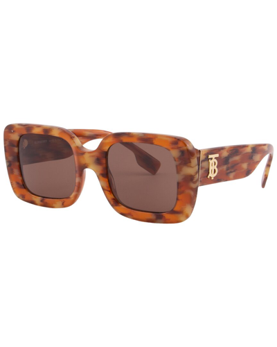 Burberry Women's Be4327 51mm Sunglasses In Brown