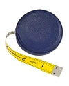 Graphic Image Leather Tape Measure In Indigo