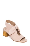 Bernardo Women's Lizzie Suede Sandal Bootie In Blush Kid Suede